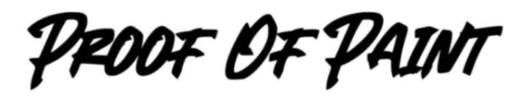 Proof of paint logo